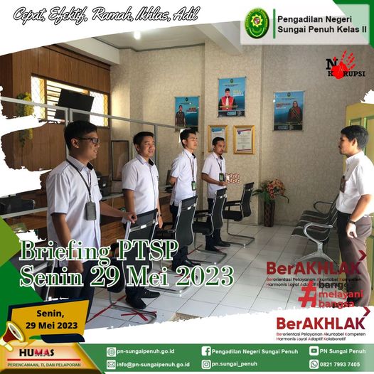 Briefeng Petugas PTSP